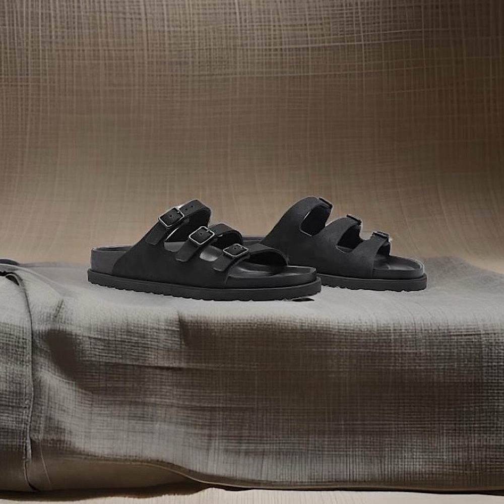 BIRKENSTOCK 1774 Florida III in Black - NIB (in box)